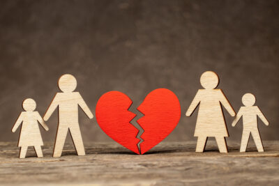 family heart broken divorce